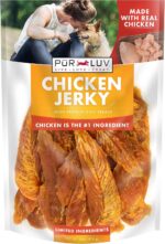 Dog Treats, Chicken Jerky for Dogs, Made with 100% Real Chicken Breast, 16 Ounces, Healthy, Easily Digestible, Long-Lasting, High Protein Dog Treat, Satisfies Dog's Urge to Chew